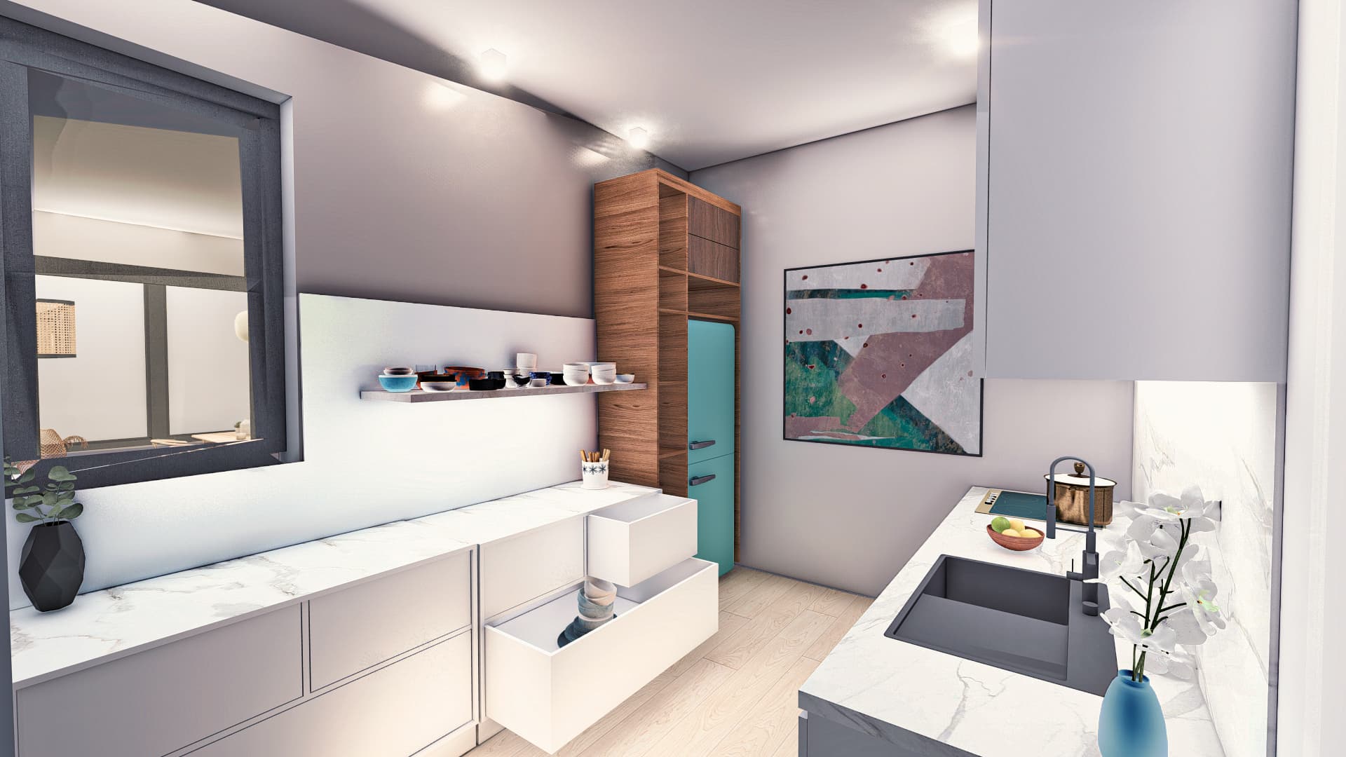 Modern Office - Break Room