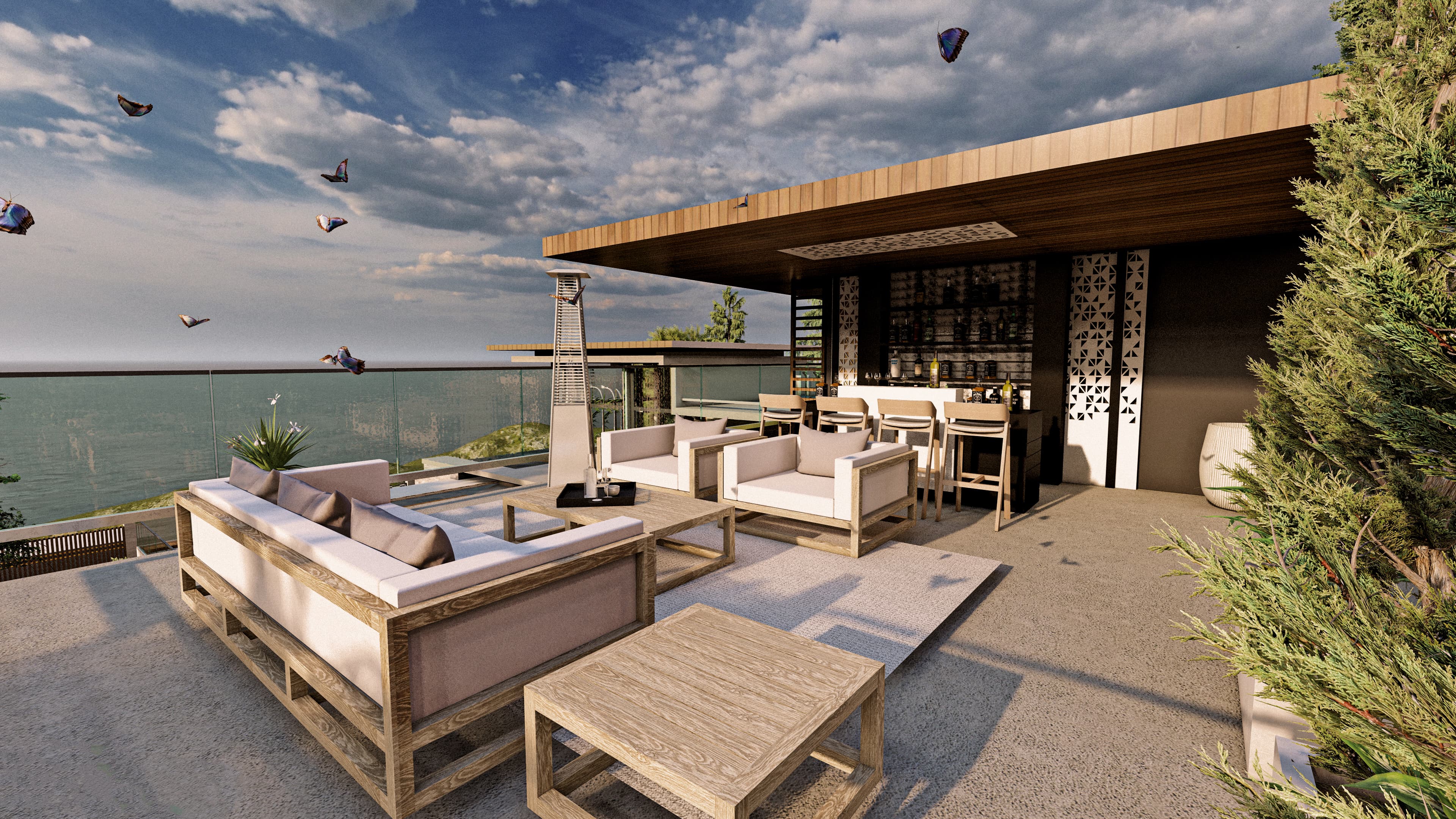 Beach Villa - Pool Area