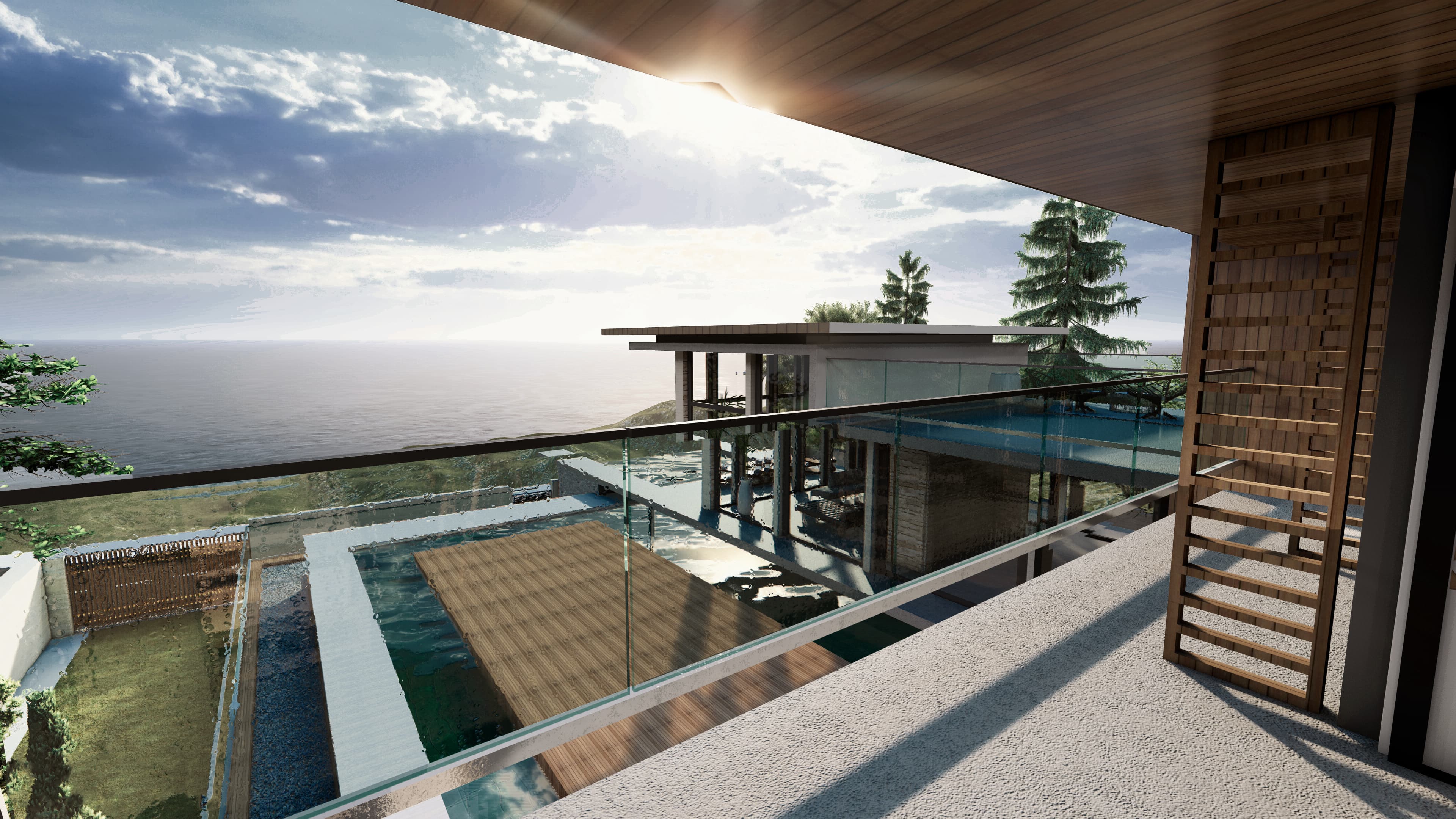 Beach Villa - Beachfront View