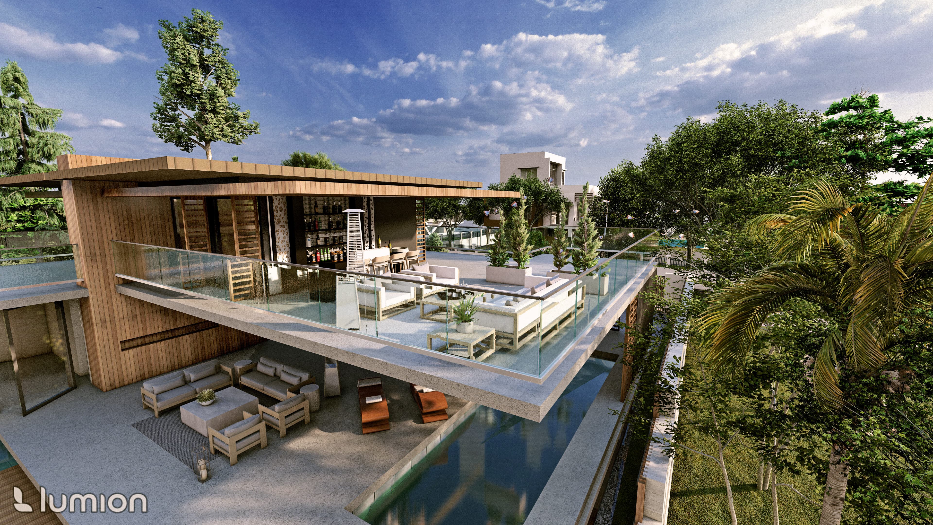 Beach Villa - Study